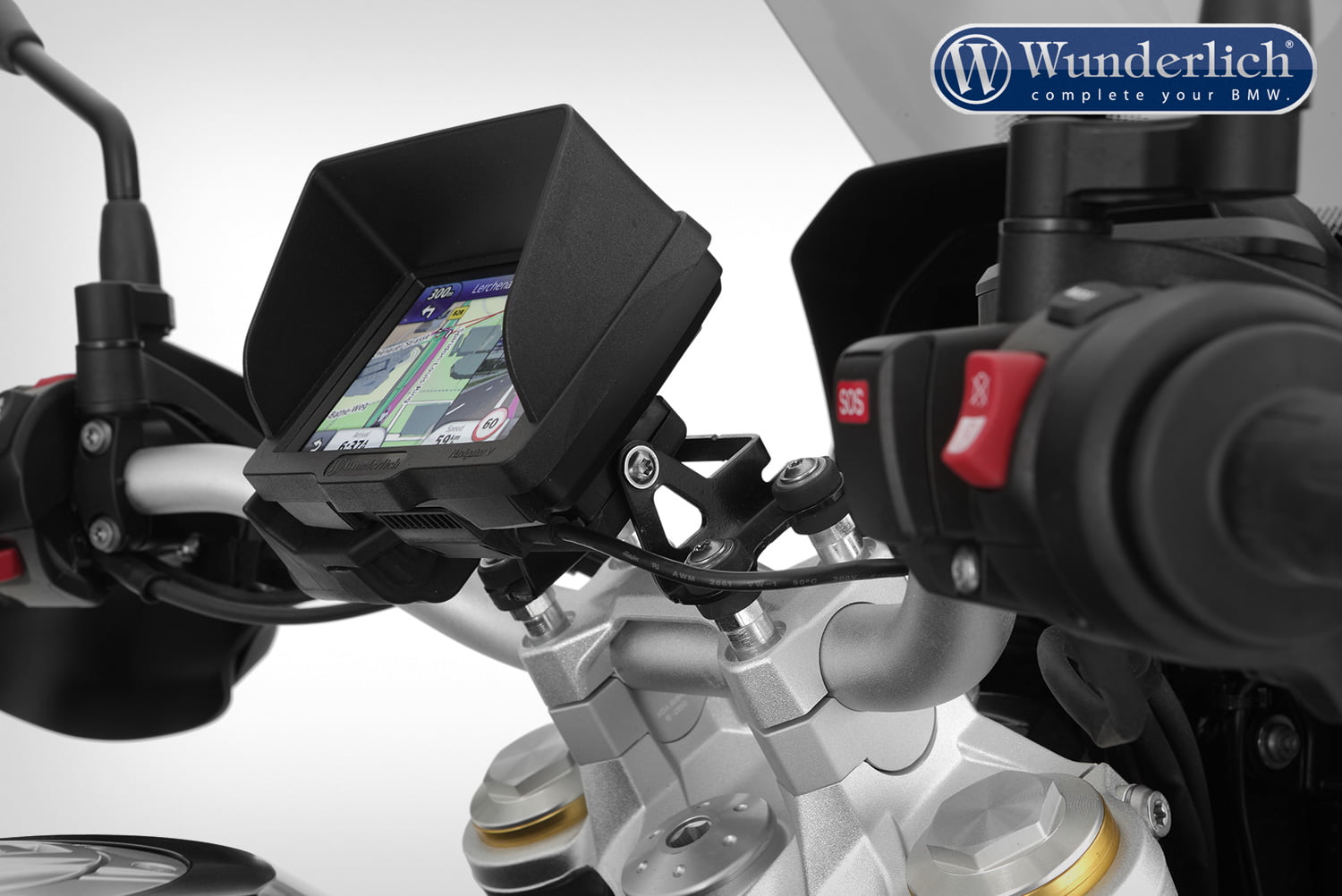 Wunderlich stuurverhoging »ERGO« voor modellen met BMW navigatiesysteem - Afbeelding 2