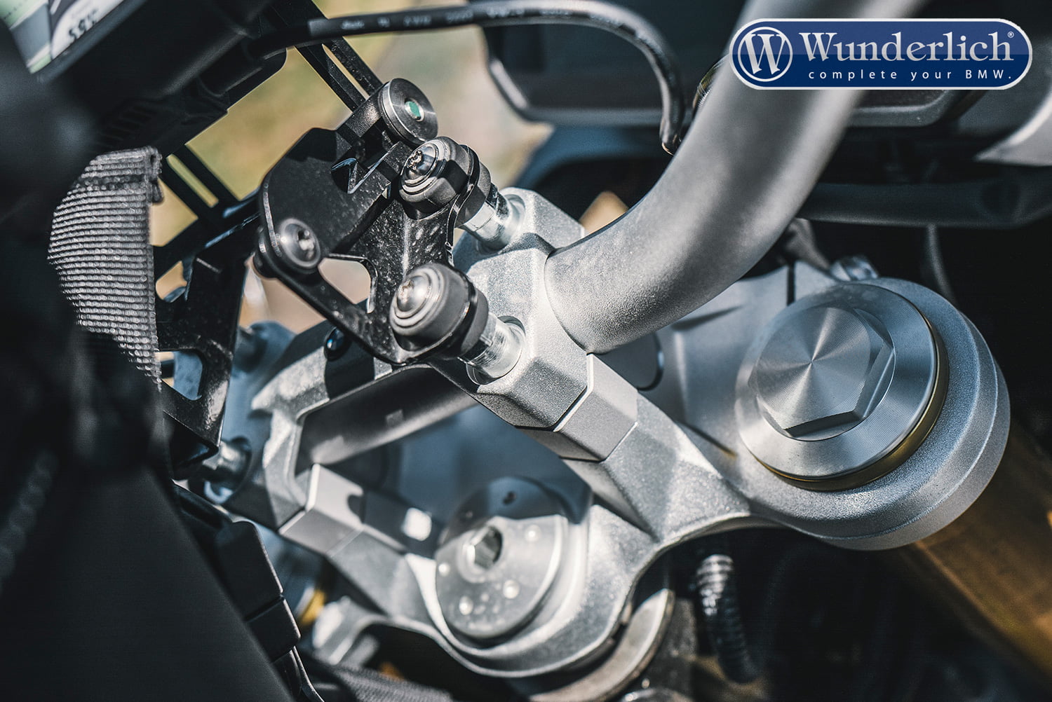 Wunderlich stuurverhoging »ERGO« voor modellen met BMW navigatiesysteem - Afbeelding 6