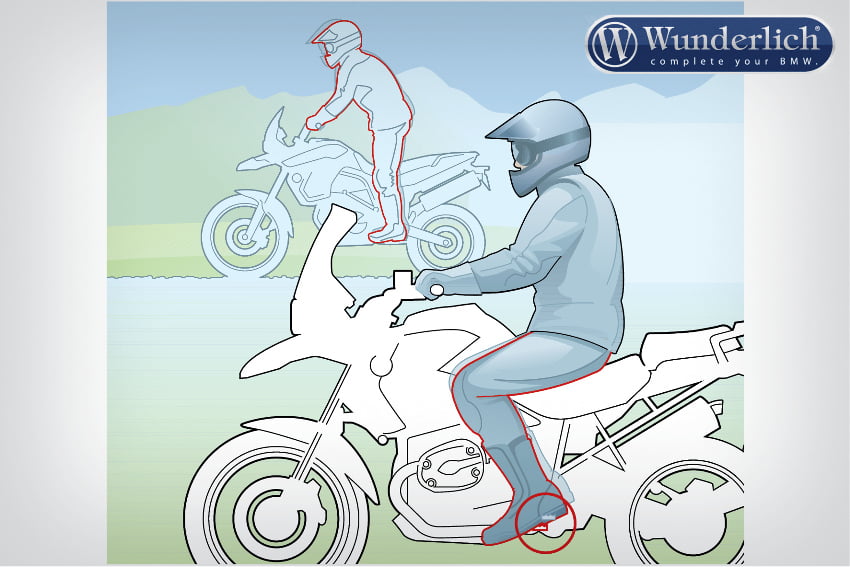 Wunderlich lage voetsteun set ERGO-comfort - Afbeelding 3