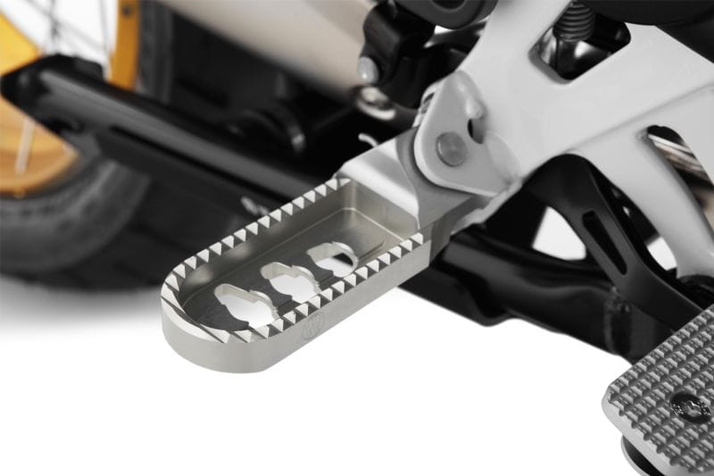 Wunderlich lage voetsteun set ERGO-comfort- zilver