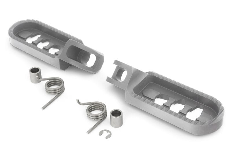 Wunderlich lage voetsteun set ERGO-comfort- zilver - Afbeelding 5