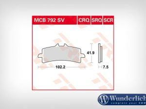 Remblokken van gesinterd metaal voor