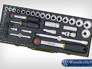 Proxxon steeksleutelset 1/4 " + 1/2 " 56-dlg