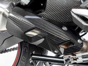 Ilmberger uitlaat-hittebescherming - carbon