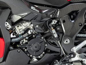 Ilmberger frame-afdekking - links - carbon