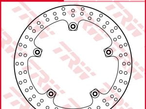 TRW-remschijf MST 256 standaard