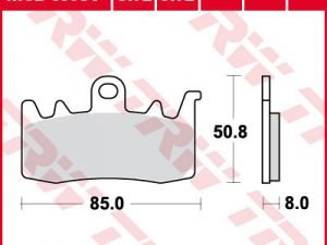 TRW remblokken Sinter Road & Track MCB856SRT