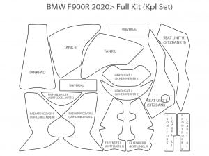 Lakbeschermfolie complete set »PremiumShield«