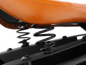 Wunderlich veerset voor schommelzadel "RockBob" met originele staart - zwart