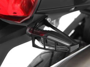 Knipperlichtbescherming voor LED multifunctionele knipperlicht - lange voet - stuk - zwart