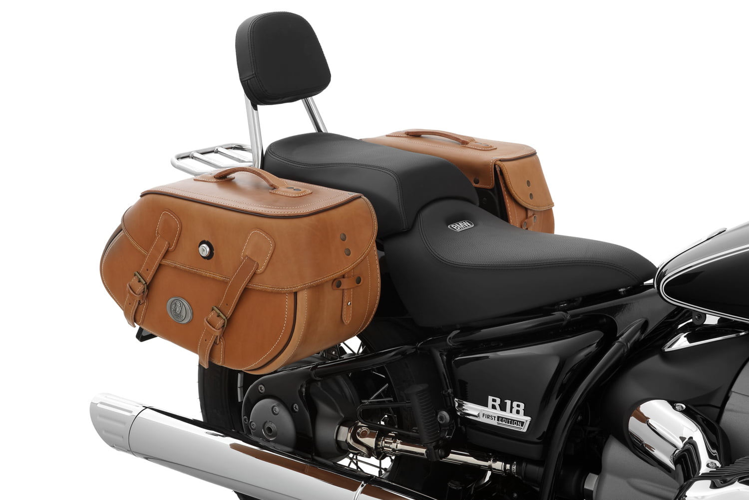 Hepco & Becker zadeltassenset »BUFFALO« - zandbruin - Afbeelding 2