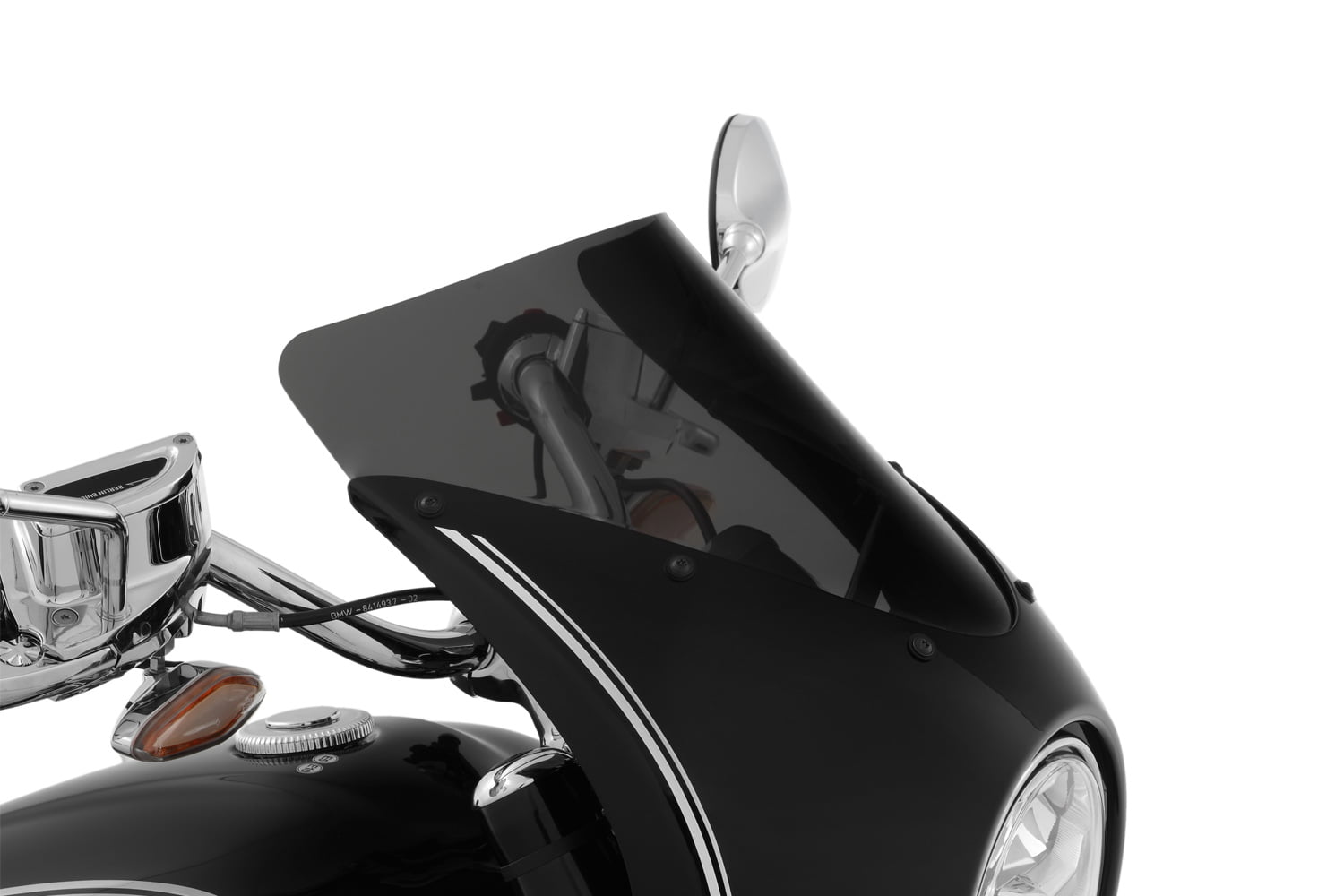 Wunderlich "TOURING" windscherm - rookgrijs - Afbeelding 2