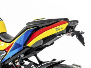 Ilmberger achterframe kuip (gesloten, zonder bagagedrager) - links - carbon