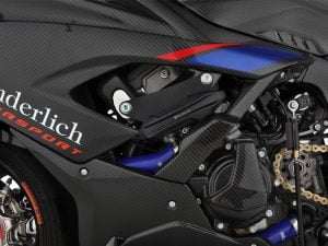 Wunderlich »RACING« beschermpads - set - zwart