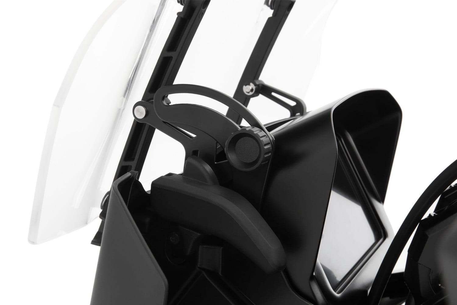 Wunderlich schermversterking voor originele of accessoire schermen - zwart