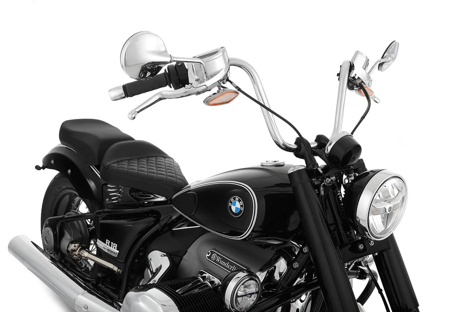 Wunderlich stuur »APE HANGER« - verchroomd - Afbeelding 9