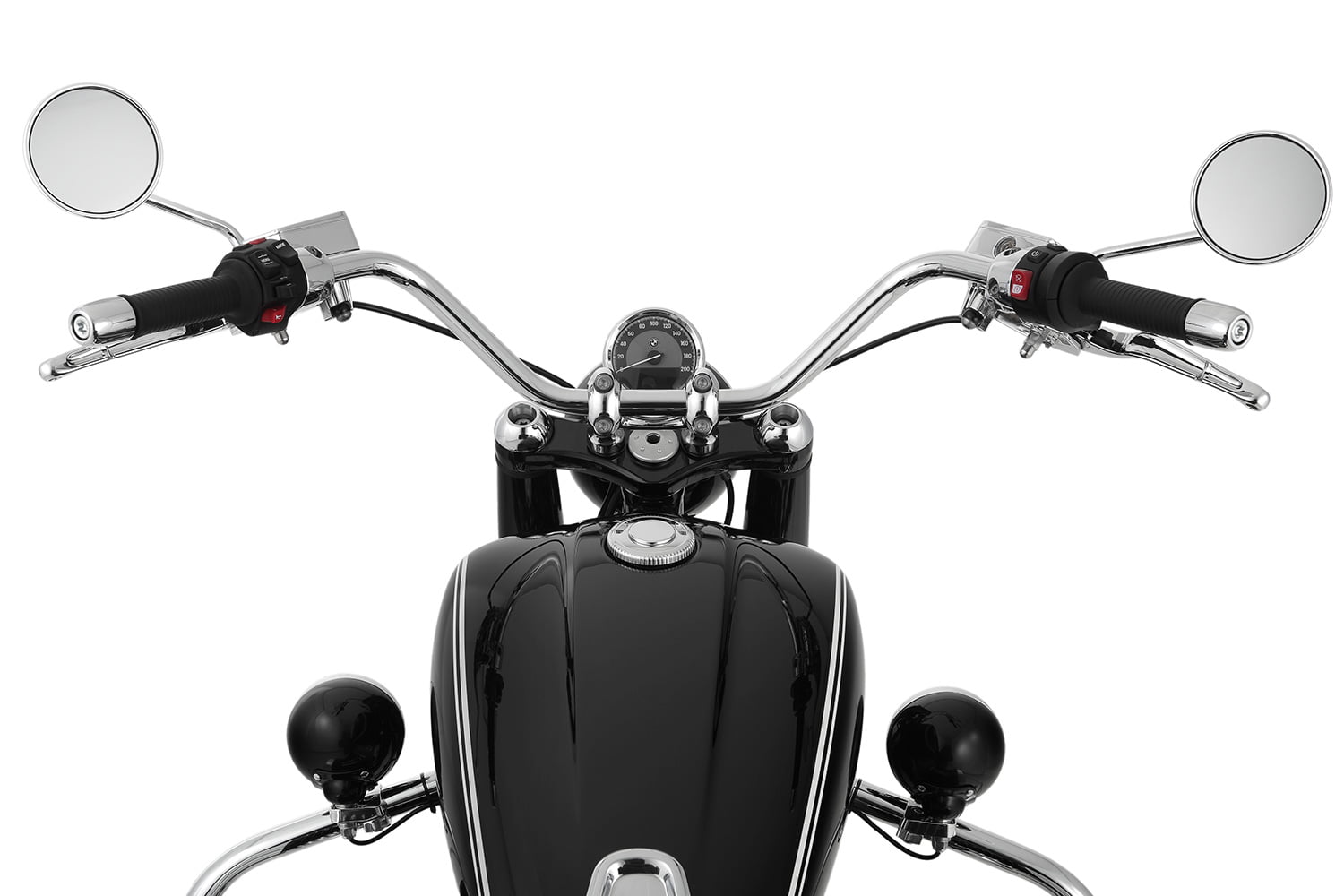 Wunderlich »BEACH BAR« stuur - verchroomd - Afbeelding 2