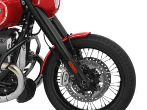 Wunderlich »RockBob« voorspatbord - marsrood metallic - wit gelijnd