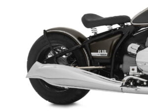 Wunderlich »RockBob« achterspatbord - Manhattan metallic matt - witte lijnen