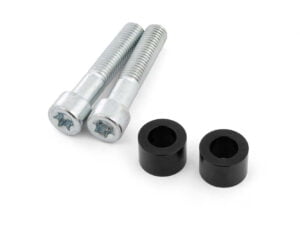 Adapter voor bar end spiegels - set - zwart