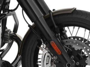 Wunderlich voorspatbord »RockBob« - Manhattan metallic matt - zwart gelijnd