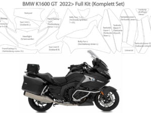 Lakbeschermingsfolie complete set »PremiumShield« - transparant