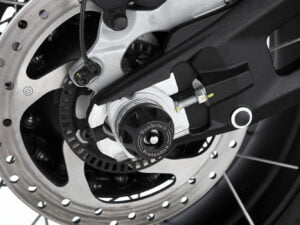 Wunderlich asbeschermblokken »DOUBLESHOCK« - achter - zwart