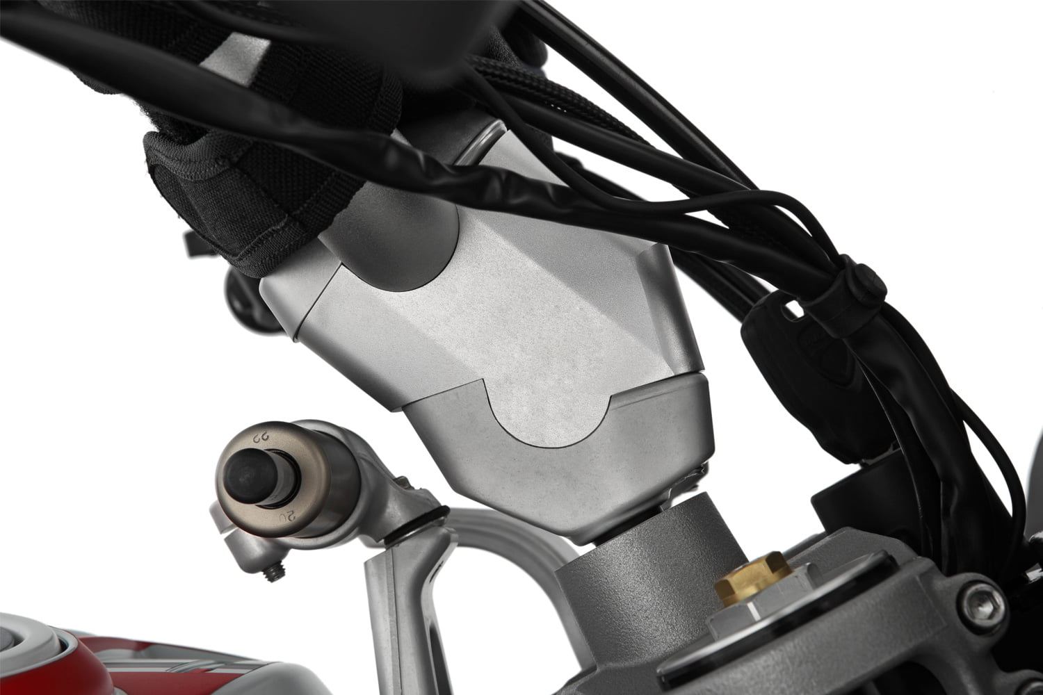 Wunderlich stuurverhogers »ERGO+« - zilver - Afbeelding 2