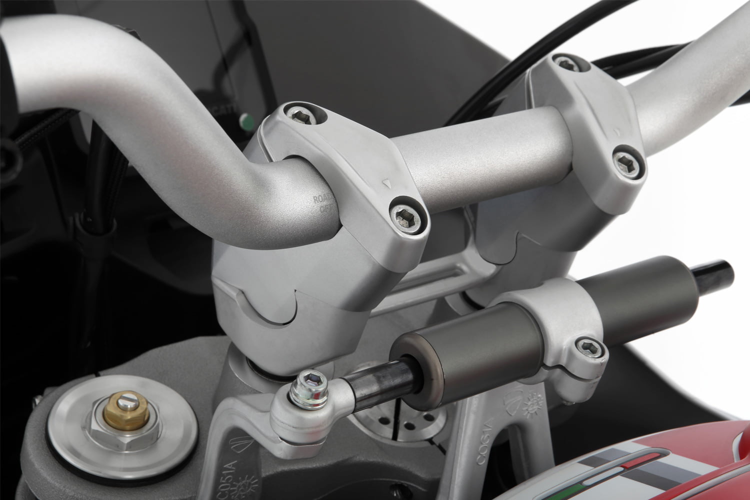 Wunderlich stuurverhogers »ERGO+« - zilver - Afbeelding 3