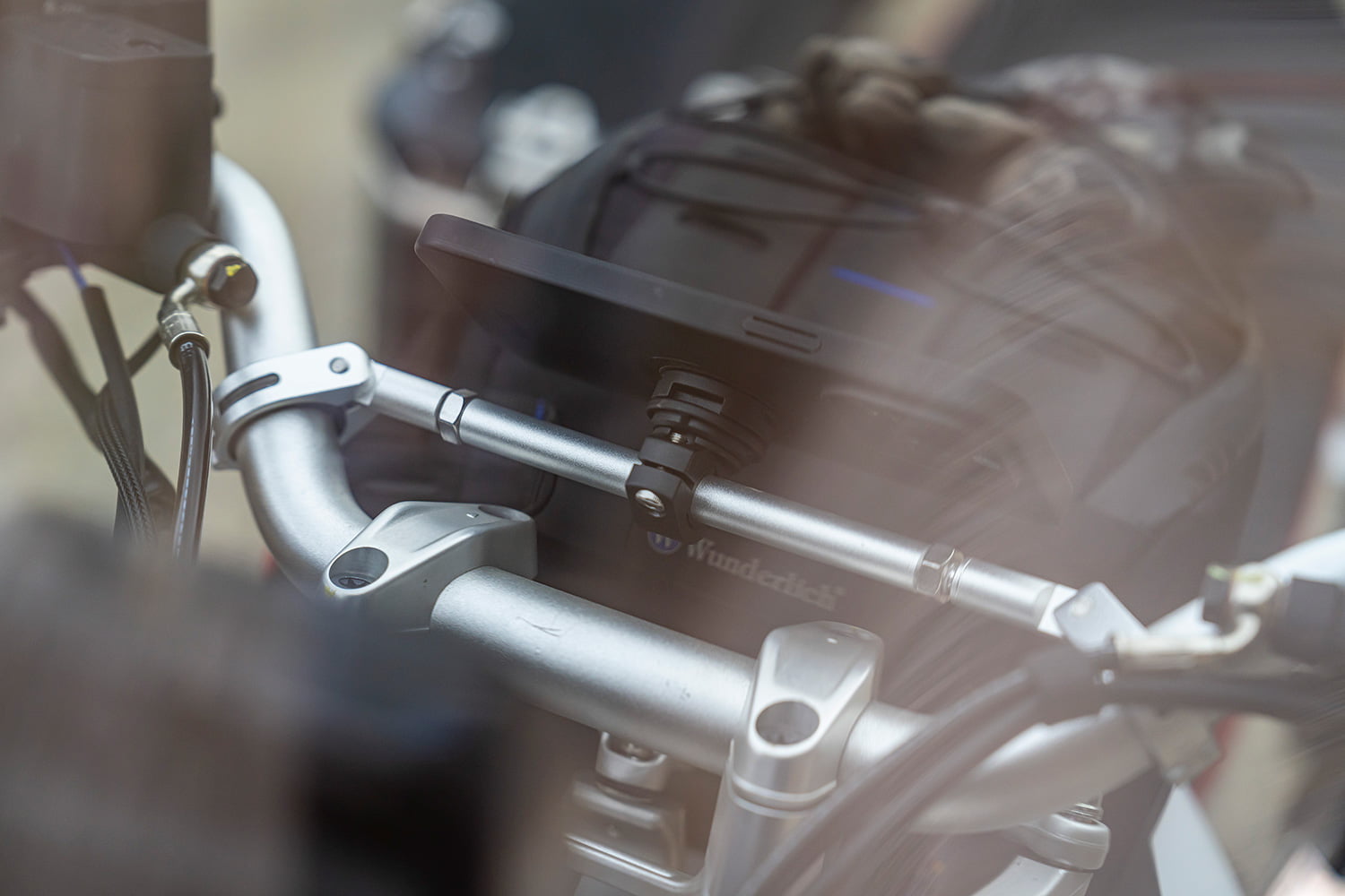 Wunderlich middenbeugel stuur - zilver - Afbeelding 6