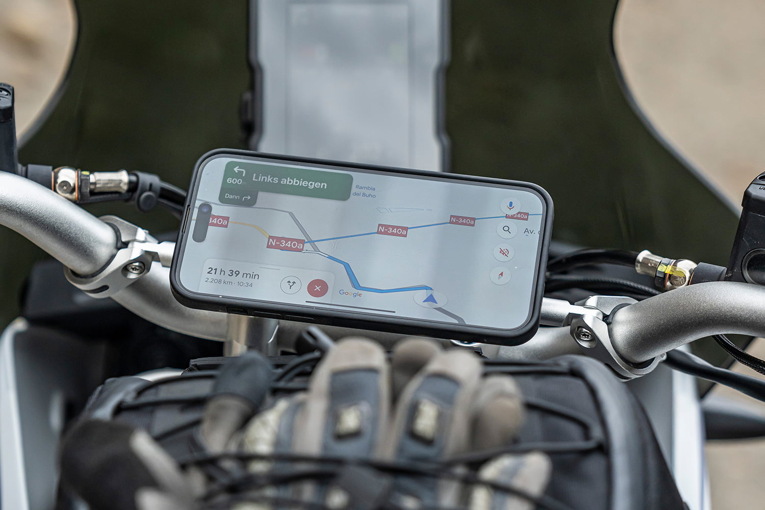 Wunderlich middenbeugel stuur - zilver - Afbeelding 4