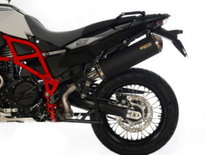 BOS slip-on einddemper F 800 GS + Adv Ovaal 120