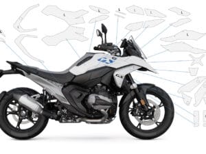 Lakbeschermingsfolies complete set PremiumShield R 1300 GS - transparant