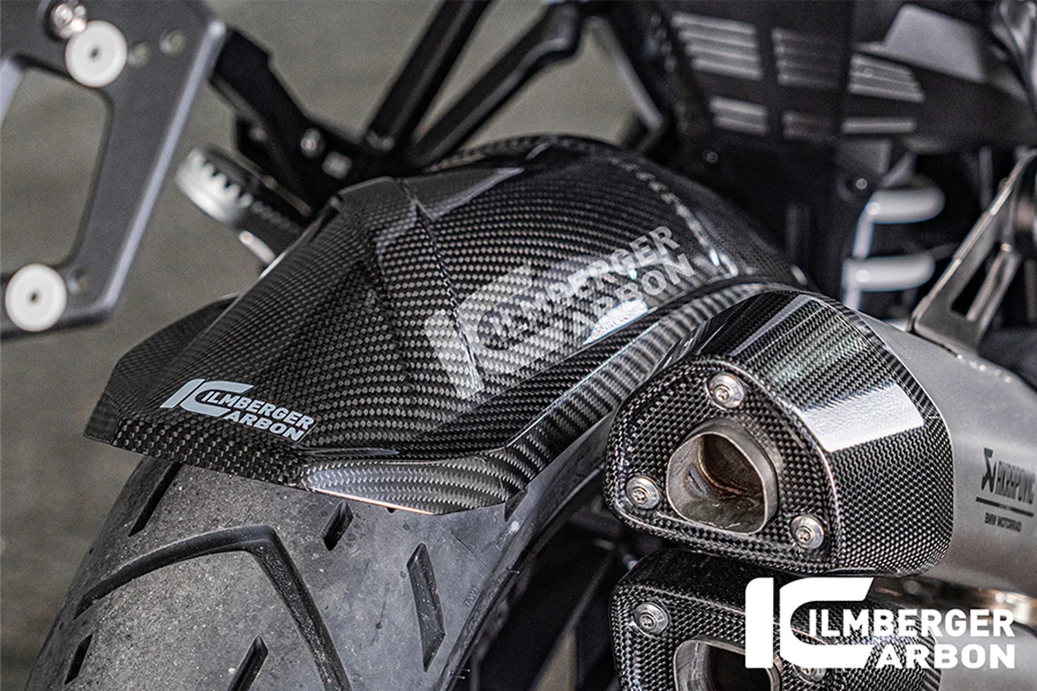Ilmberger achterspatbord R 1300 GS - carbon