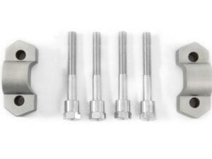 Wunderlich stuurverhogers ERGO PRO voor modellen met BMW navigatie - 40mm - zilver