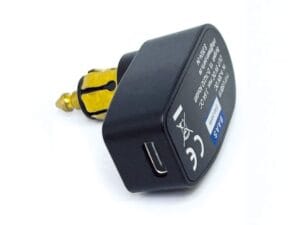 USB-C charging socket with angled plug BAAS USB19 - black