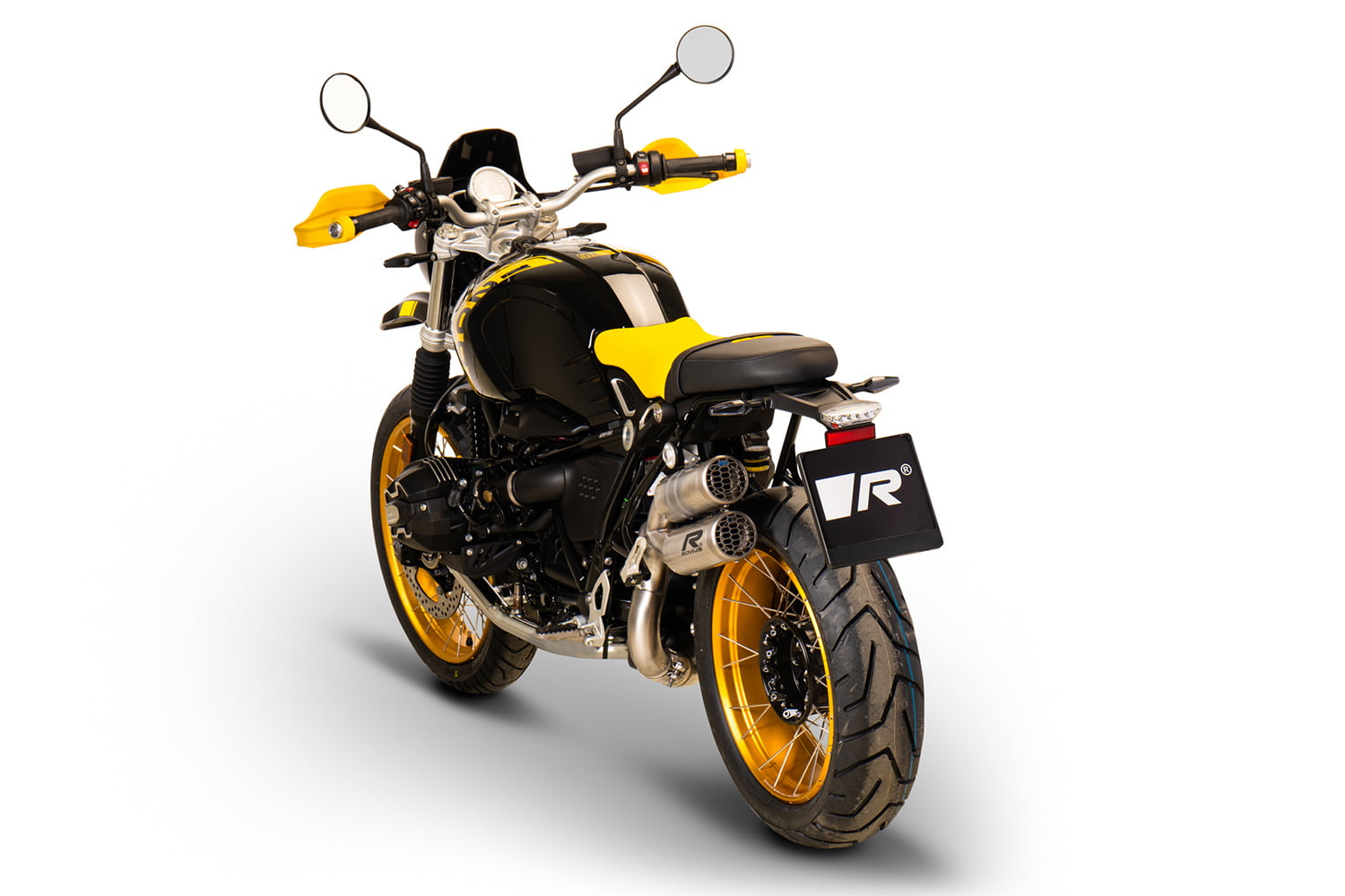 REMUS MESH dubbele geluiddemper mat incl. aansluitbuis - RVS - Afbeelding 4