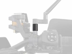 Wunderlich extra verhoger voor spiegelverlengingen - zwart