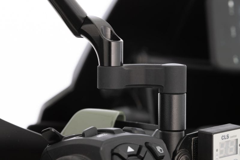 Wunderlich extra verhoger voor spiegelverlengingen - zwart - Afbeelding 3