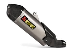 Akrapovic Slip-On einddemper DesertX (Discovery) - titaniumzilver
