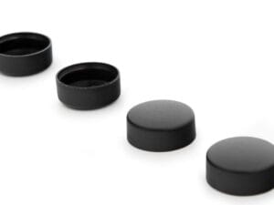 Wunderlich afdekkappen voor winddeflectorschroefverbinding - 4 stuks - zwart