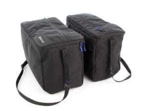 Wunderlich binnentassen voor originele aluminium koffers - links en rechts - zwart