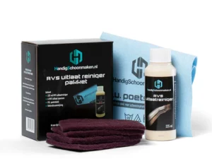 RVS UITLAAT REINIGER STARTSET