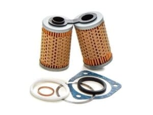 Knik oliefilter voor BMW R Classic met pakking OX36D voor types met oliekoeler