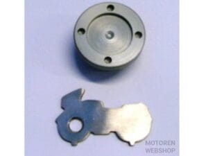 Olievuldop met sleutel