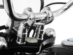 Wunderlich stuurverhoger ERGO - 25 mm zwart of verchroomd