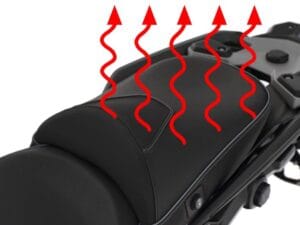 Wunderlich passagiersstoel AKTIVKOMFORT met stoelverwarming Smart Plug & Play R 1300 GS - Queens Edition - Standaard - zwart