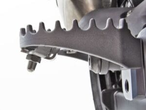Wunderlich hellingshoekindicator voor originele BMW Enduro voetsteunen R 1300 GS - set - roestvrij staal