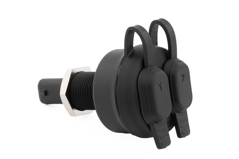 Wunderlich USB dubbele aansluiting USB / USB-C met stopcontactverplaatsing R 1300 GS - zwart - Afbeelding 3