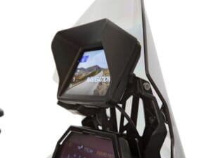 Wunderlich navigatie-verblindingsbescherming voor BMW Navigator ConnectedRide - zwart